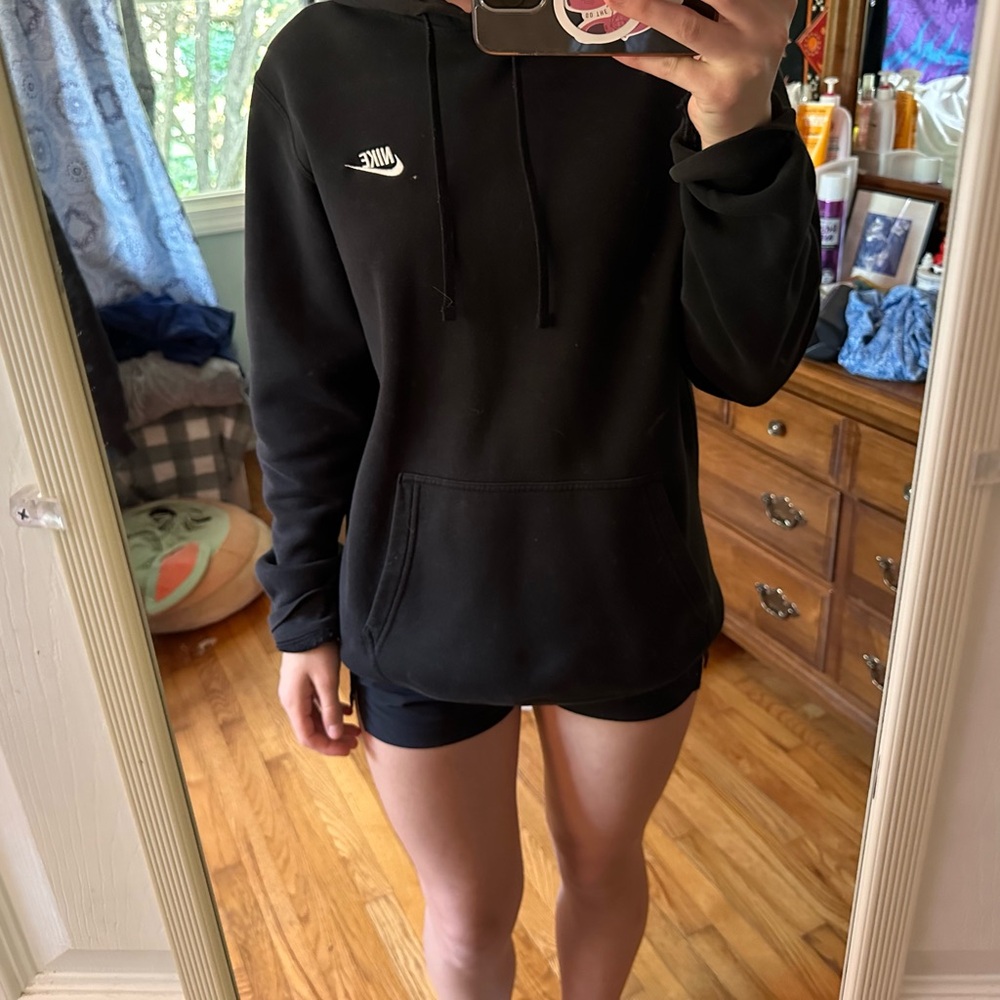 Nike Black Women's Pullover Hoodie Sweatshirt